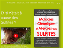 Tablet Screenshot of les-sulfites.com